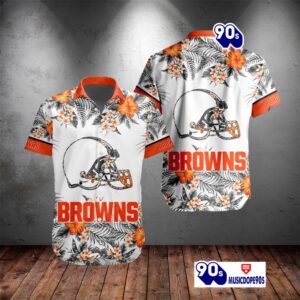 Personalized Name NFL Cleveland Browns Special New Summer NFL Teams Hawaiian Shirt