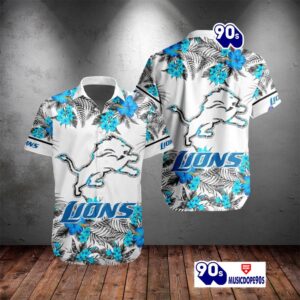 Personalized Name NFL Detroit Lions Special New Summer NFL Teams Hawaiian Shirt