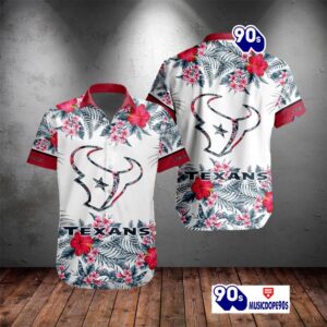 Personalized Name NFL Houston Texans Special New Summer NFL Teams Hawaiian Shirt