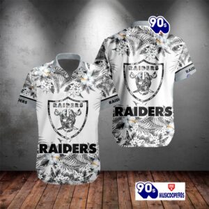 Personalized Name NFL Las Vegas Raiders Special New Summer NFL Teams Hawaiian Shirt