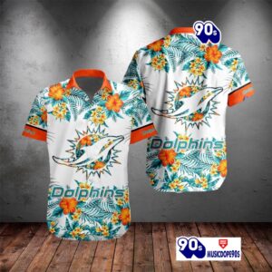 Personalized Name NFL Miami Dolphins Special New Summer NFL Teams Hawaiian Shirt