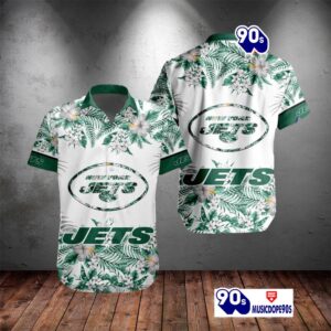 Personalized Name NFL New York Jets Special New Summer NFL Teams Hawaiian Shirt