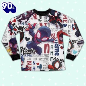 Personalized Name Spidey Amazing Friends Comic Pajamas - Family Disneyland Matching Pajamas Set