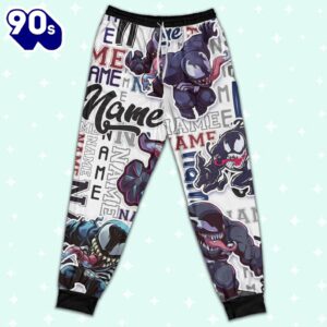 Personalized Name Spidey Man Friends Venom Comic Pajamas - Family Disneyland Matching Pajamas Set