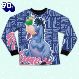 Personalized Name the Eeyore Pajamas Set - Family Disneyland Matching Pajamas Set 1 Personalized Name the Eeyore Pajamas Set - Family Disneyland Matching Pajamas Set