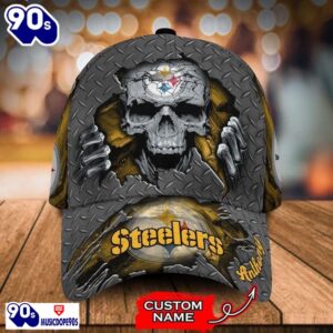 Pittsburgh Steelers NFL 32 Teams Personlized Golden Logo Hoodie Set