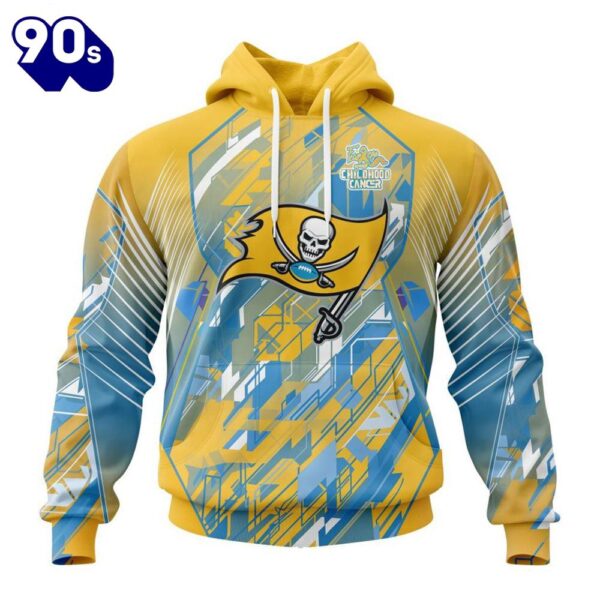 Personalized NFL Tampa Bay Buccaneers Fearless Against Childhood Cancers Hoodie