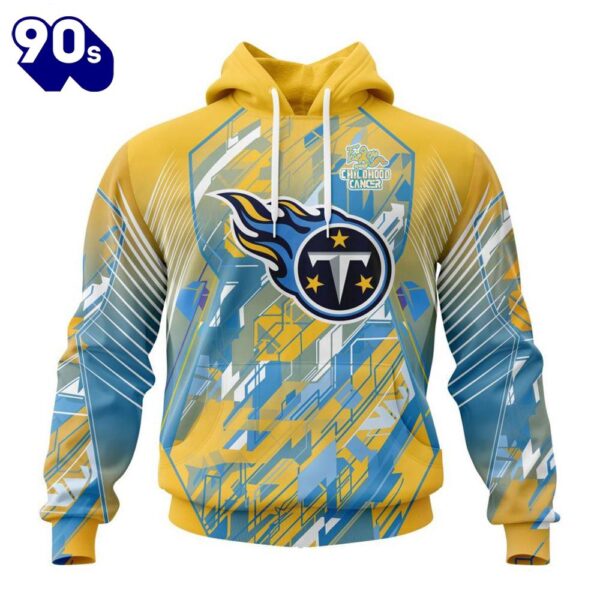 Personalized NFL Tennessee Titans Fearless Against Childhood Cancers Hoodie