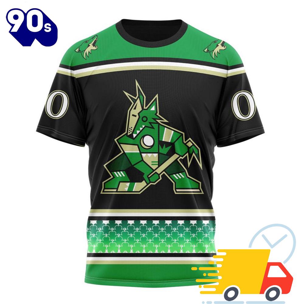 Personalized NHL Arizona Coyotes Specialized Unisex Kits Hockey Celebrate St Patrick's Day All Over Print Shirts Personalized NHL Arizona Coyotes Specialized Unisex Kits Hockey Celebrate St Patrick's Day All Over Print Shirts