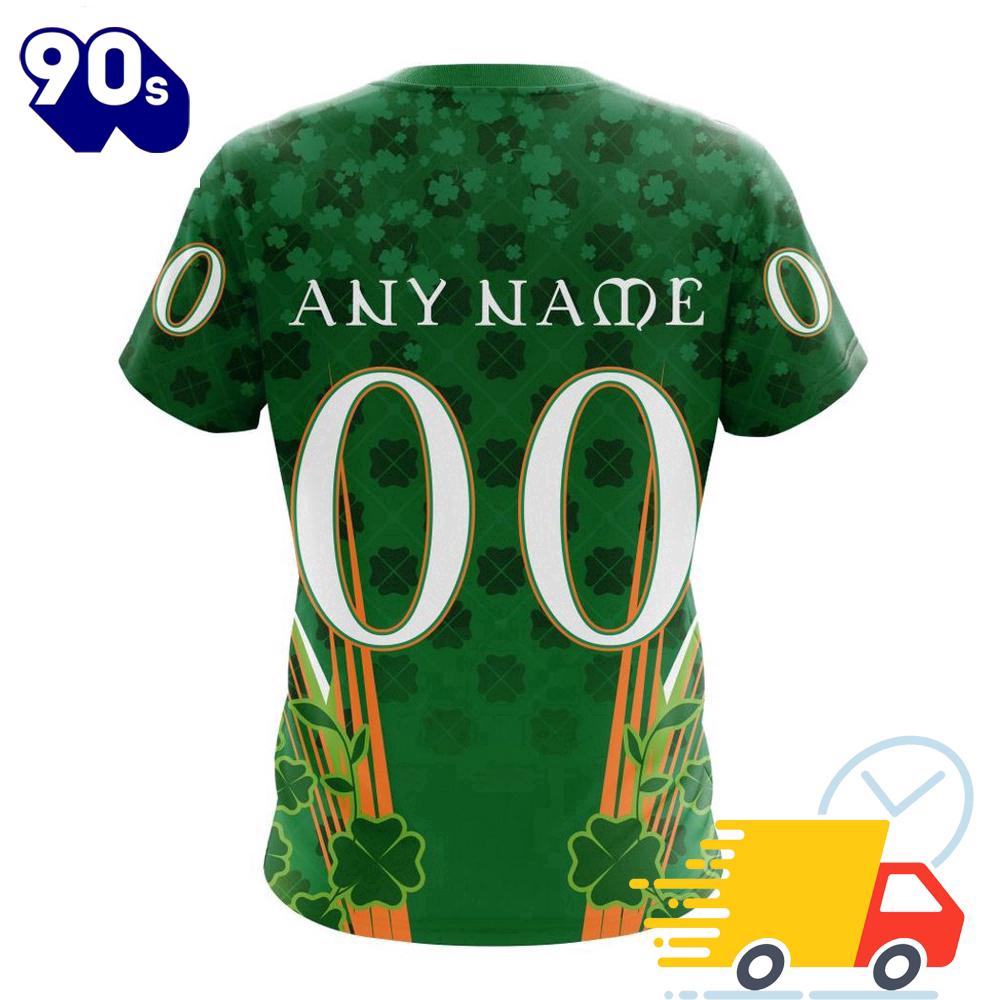 Personalized NHL Buffalo Sabres Full Green Design For St. Patrick's Day All Over Print Shirts Personalized NHL Buffalo Sabres Full Green Design For St. Patrick's Day All Over Print Shirts