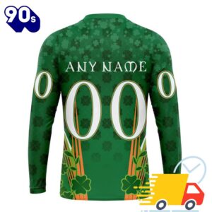 Personalized NHL Buffalo Sabres Full Green Design For St. Patrick's Day All Over Print Shirts