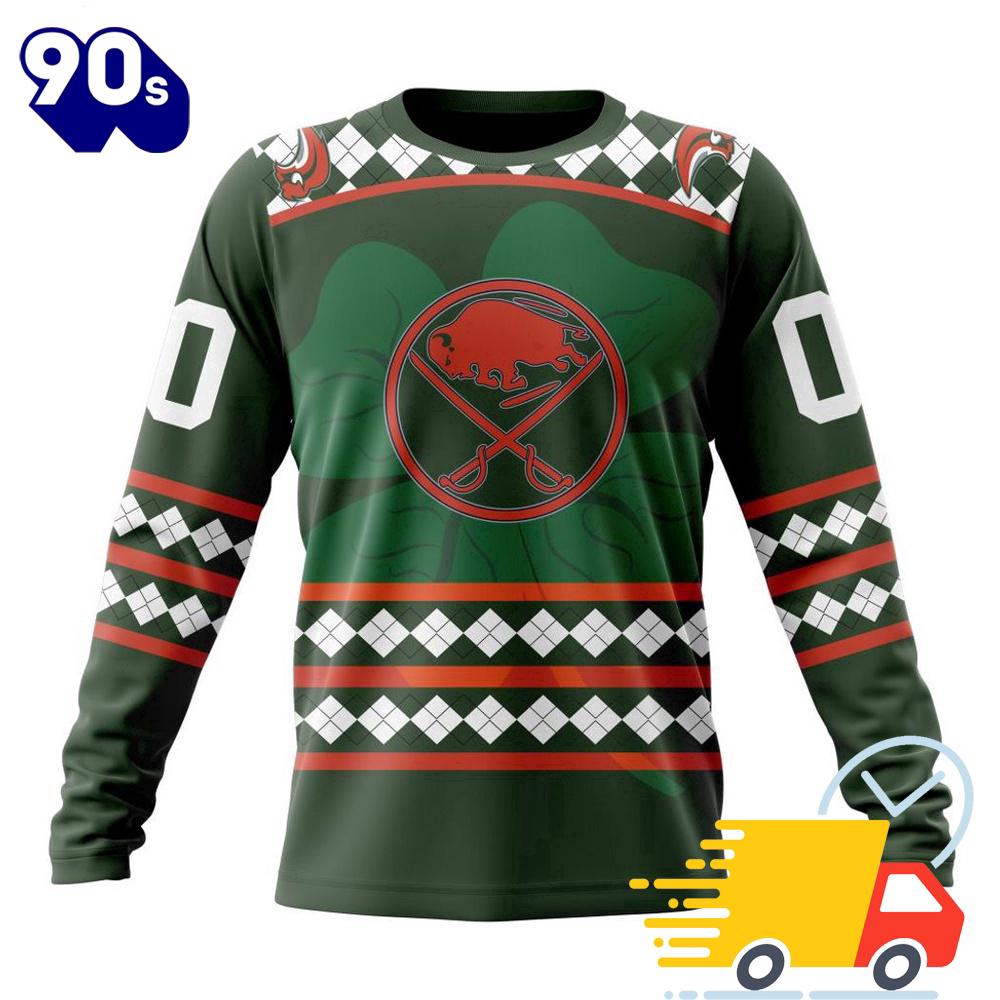 Personalized NHL Buffalo Sabres Specialized Unisex Kits Hockey Celebrate St Patrick's Day All Over Print Shirts Personalized NHL Buffalo Sabres Specialized Unisex Kits Hockey Celebrate St Patrick's Day All Over Print Shirts
