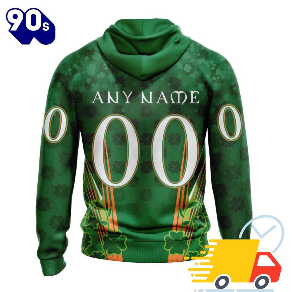Personalized NHL Calgary Flames Full Green Design For St. Patrick's Day All Over Print Shirts Personalized NHL Calgary Flames Full Green Design For St. Patrick's Day All Over Print Shirts