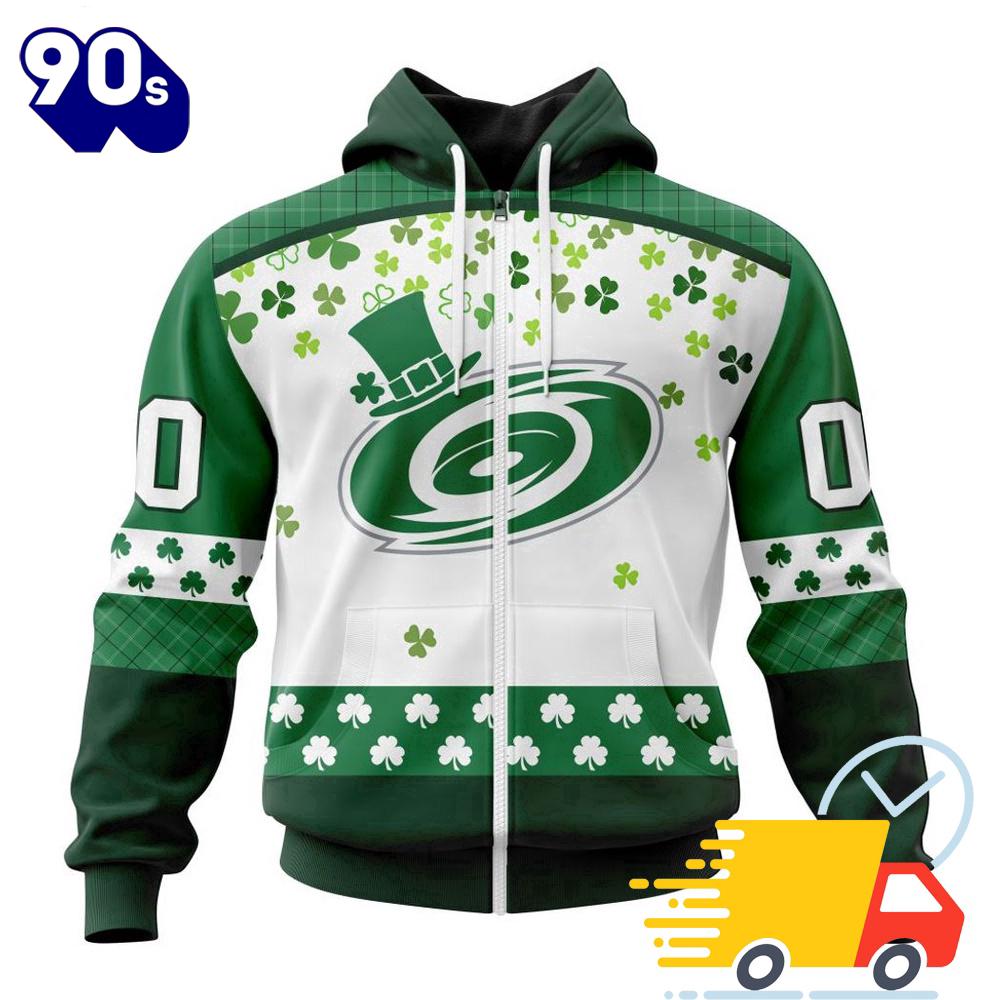 Personalized NHL Carolina Hurricanes Special Design For St. Patrick Day All Over Print Shirts Personalized NHL Carolina Hurricanes Special Design For St. Patrick Day All Over Print Shirts