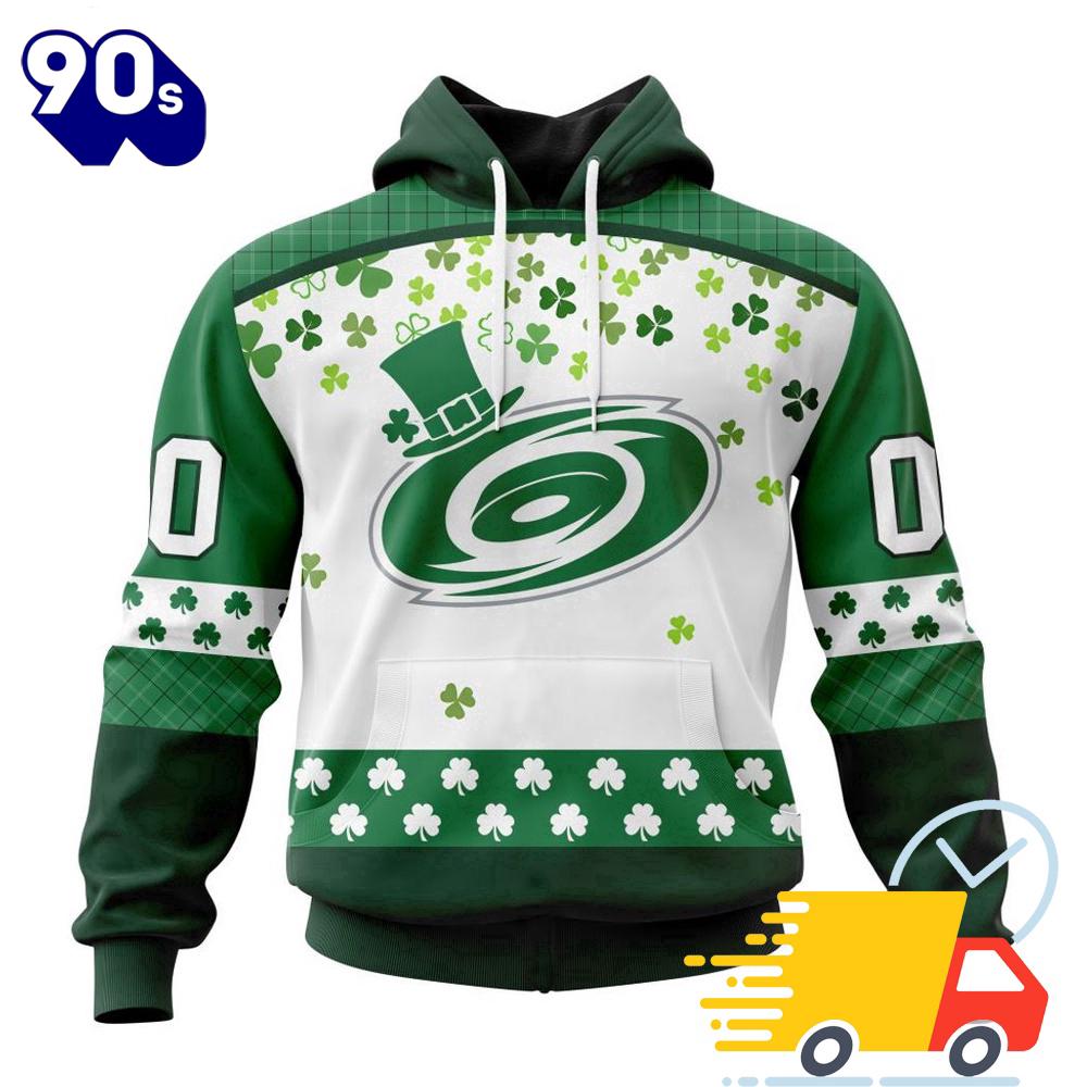 Personalized NHL Carolina Hurricanes Special Design For St. Patrick Day All Over Print Shirts Personalized NHL Carolina Hurricanes Special Design For St. Patrick Day All Over Print Shirts