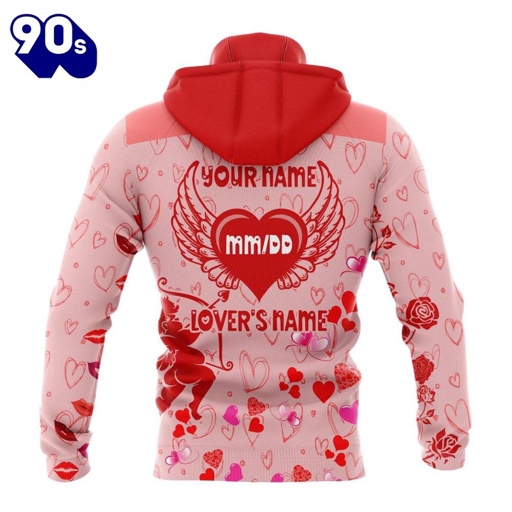 Personalized NHL Chicago Blackhawks Special Design For Valentines Day All Over Print Shirt Personalized NHL Chicago Blackhawks Special Design For Valentines Day All Over Print Shirt