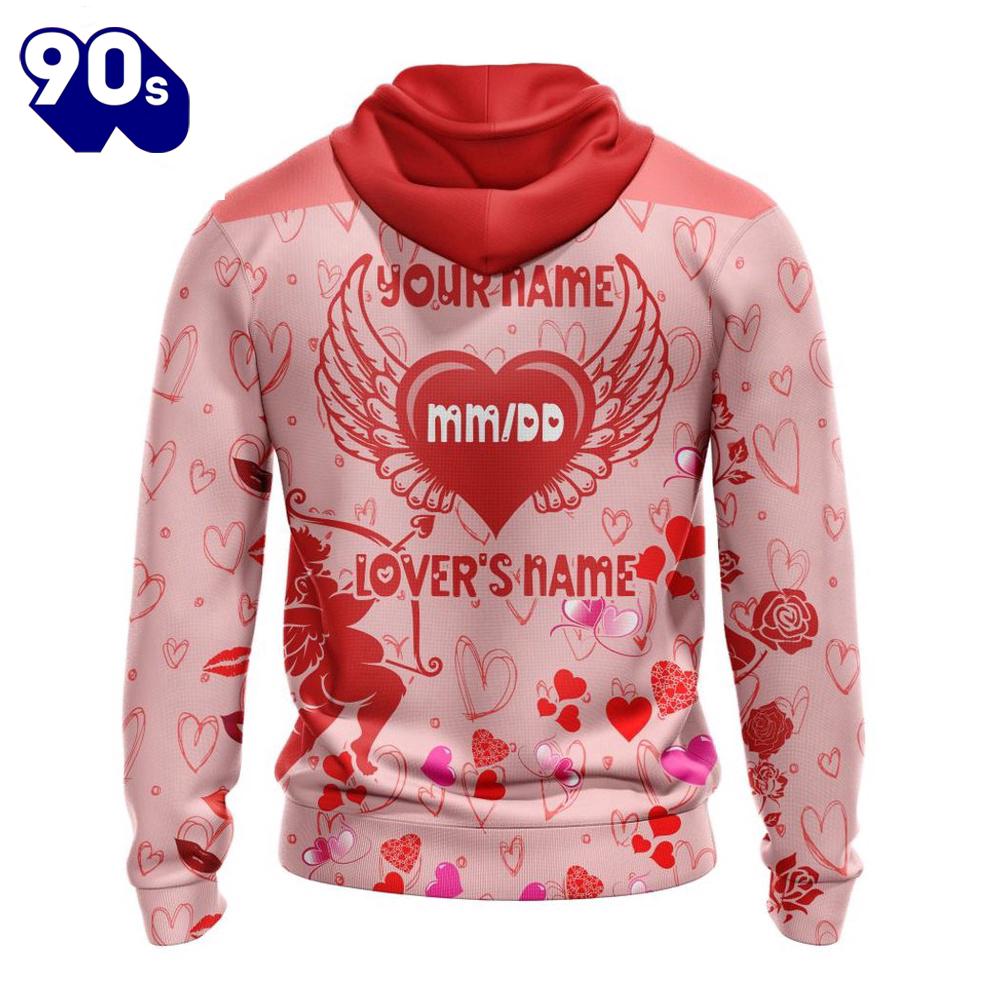 Personalized NHL Chicago Blackhawks Special Design For Valentines Day All Over Print Shirt Personalized NHL Chicago Blackhawks Special Design For Valentines Day All Over Print Shirt