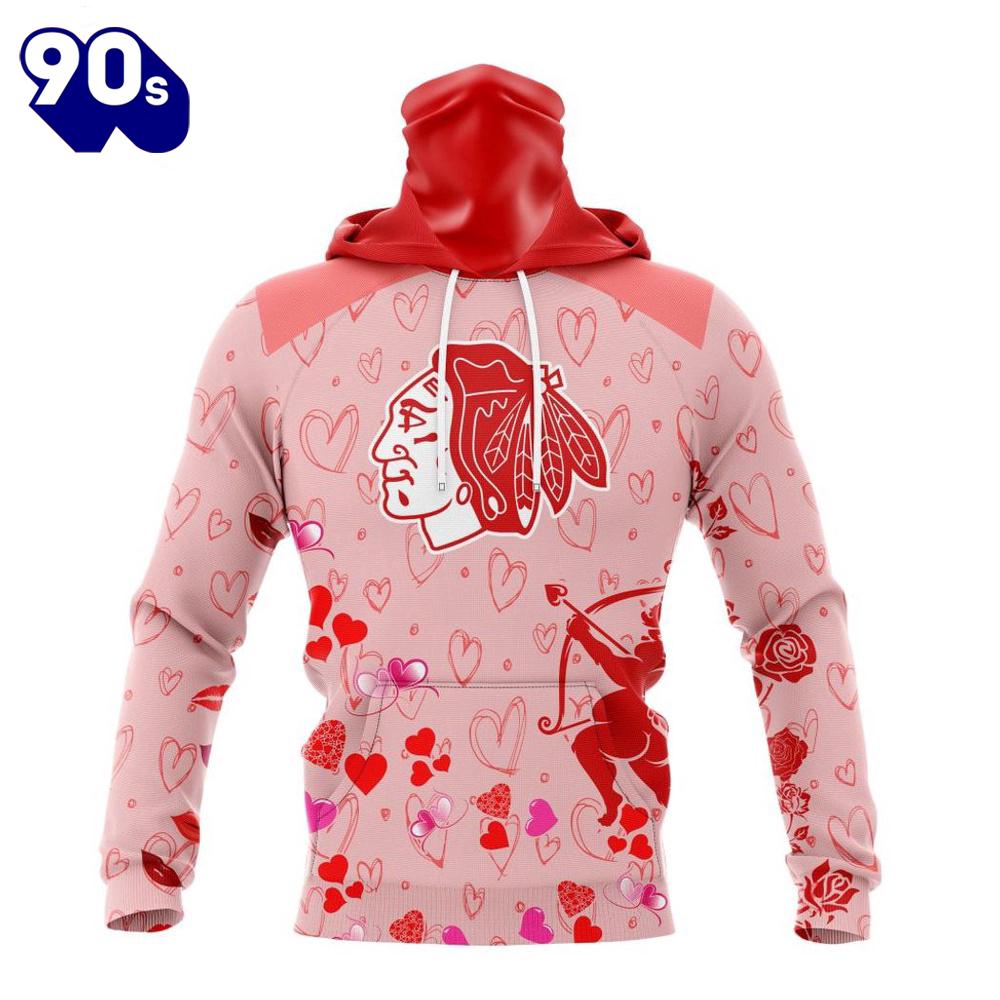 Personalized NHL Chicago Blackhawks Special Design For Valentines Day All Over Print Shirt Personalized NHL Chicago Blackhawks Special Design For Valentines Day All Over Print Shirt