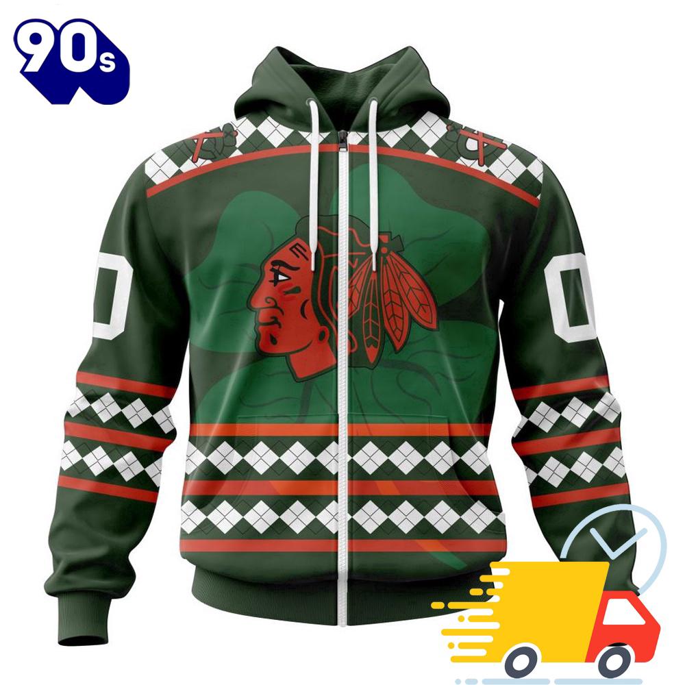 Personalized NHL Chicago Blackhawks Specialized Unisex Kits Hockey Celebrate St Patrick's Day All Over Print Shirts Personalized NHL Chicago Blackhawks Specialized Unisex Kits Hockey Celebrate St Patrick's Day All Over Print Shirts