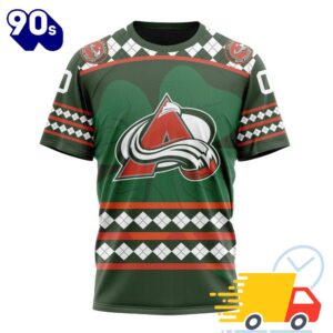 Personalized NHL Colorado Avalanche Specialized Unisex Kits Hockey Celebrate St Patrick's Day 3D Shirts