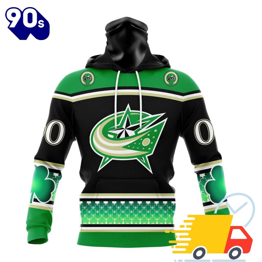 Personalized NHL Columbus Blue Jackets Specialized Unisex Kits Hockey Celebrate St Patrick's Day 3D Shirts Personalized NHL Columbus Blue Jackets Specialized Unisex Kits Hockey Celebrate St Patrick's Day 3D Shirts