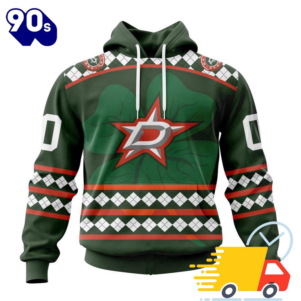 Personalized NHL Dallas Stars Specialized Unisex Kits Hockey Celebrate St Patrick's Day 3D Shirts Personalized NHL Dallas Stars Specialized Unisex Kits Hockey Celebrate St Patrick's Day 3D Shirts