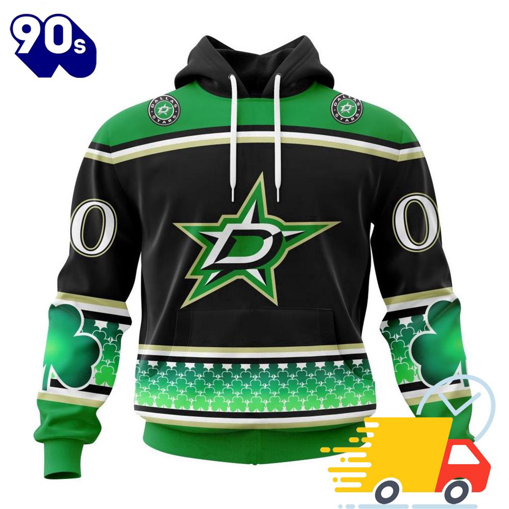 Personalized NHL Dallas Stars Specialized Unisex Kits Hockey Celebrate St Patrick's Day All Over Print Shirts Personalized NHL Dallas Stars Specialized Unisex Kits Hockey Celebrate St Patrick's Day All Over Print Shirts