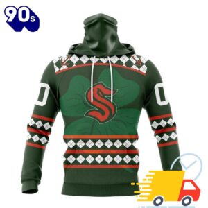 Personalized NHL Seattle Kraken Specialized Unisex Kits Hockey Celebrate St Patrick's Day All Over Print Shirts