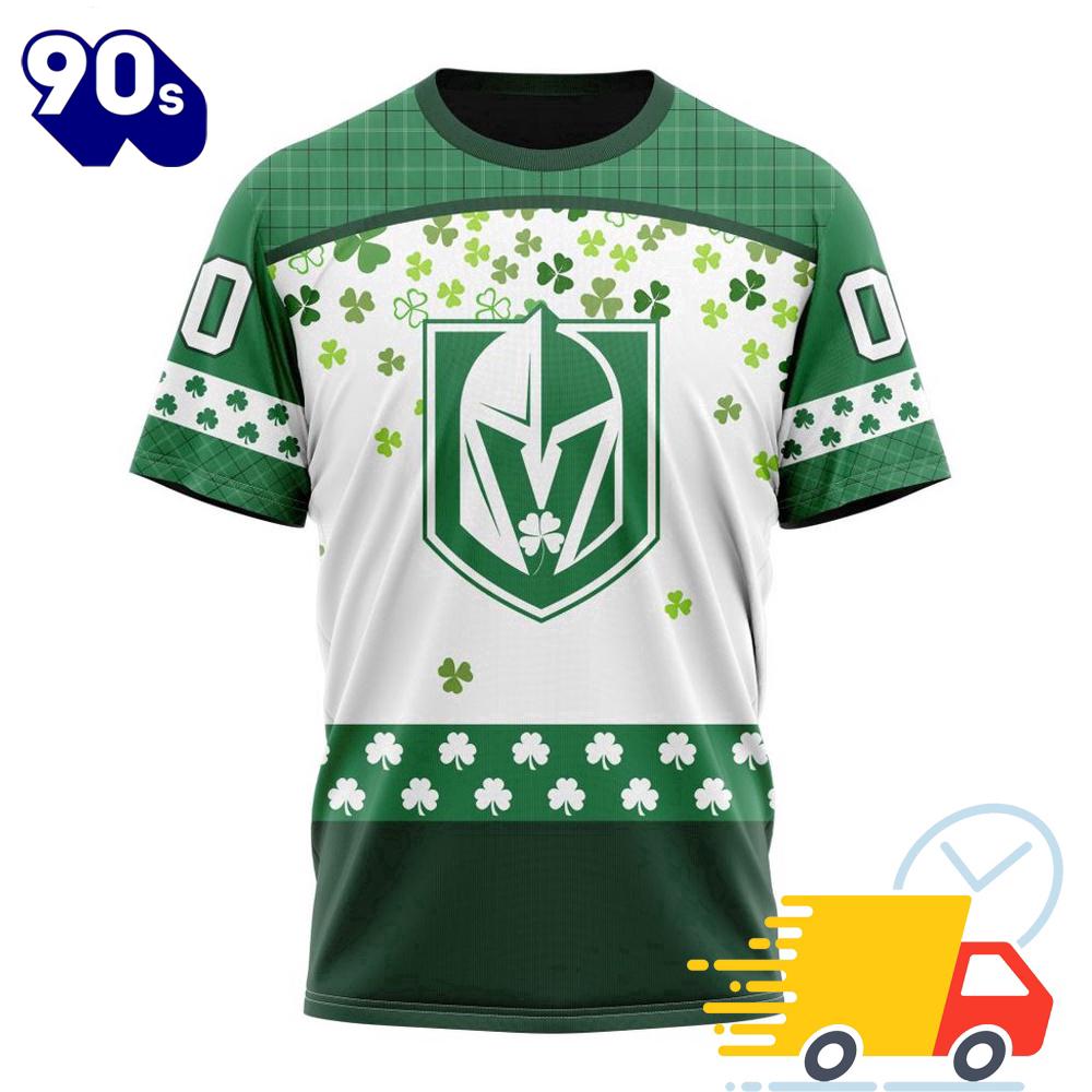 Personalized NHL Vegas Golden Knights Special Design For St. Patrick Day All Over Print Shirts Personalized NHL Vegas Golden Knights Special Design For St. Patrick Day All Over Print Shirts