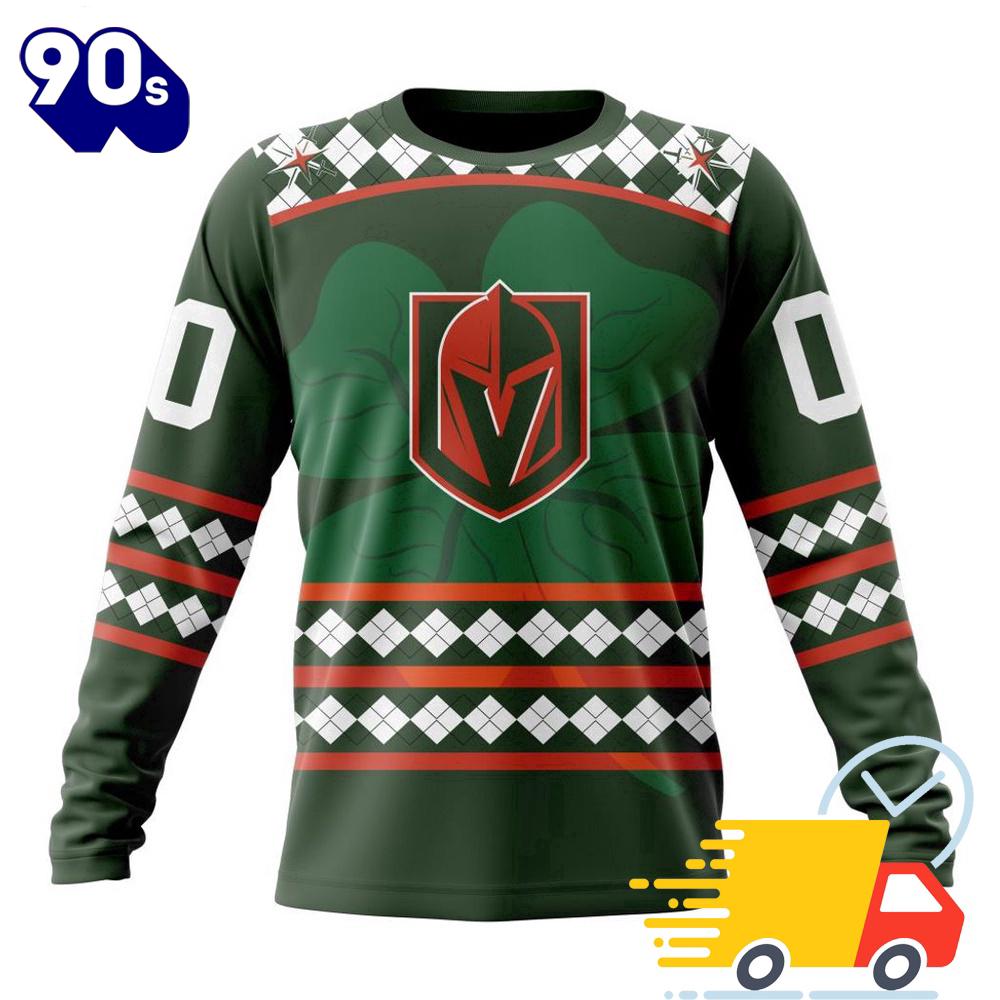 Personalized NHL Vegas Golden Knights Specialized Unisex Kits Hockey Celebrate St Patrick's Day All Over Print Shirts Personalized NHL Vegas Golden Knights Specialized Unisex Kits Hockey Celebrate St Patrick's Day All Over Print Shirts