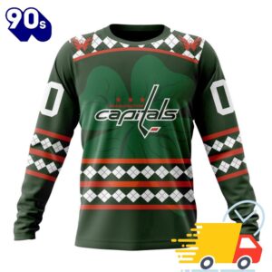 Personalized NHL Washington Unisex Kitsitals Specialized Unisex Kits Hockey Celebrate St Patrick's Day All Over Print Shirts