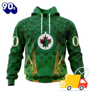 Personalized NHL Winnipeg Jets Full Green Design For St. Patrick's Day All Over Print Shirts 4 Personalized NHL Winnipeg Jets Full Green Design For St. Patrick's Day All Over Print Shirts