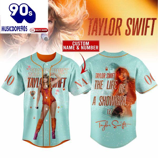 Personalized Taylor Swift The Life Of A Showgirl Baseball Jersey Personalized Taylor Swift The Life Of A Showgirl Baseball Jersey
