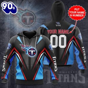 Personalized Tennessee Titans 3D Hoodie