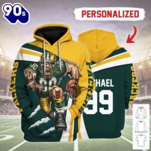 Personalized Unisex Tracksuit Hoodies Green&hellip;