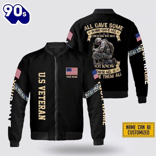 Personalized Vietnam Veteran We Were Forgotten By Our Country Bomber Jacket