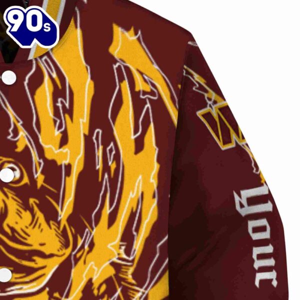 Personalized Washington Commanders Fishing Passion Burgundy White Jacket
