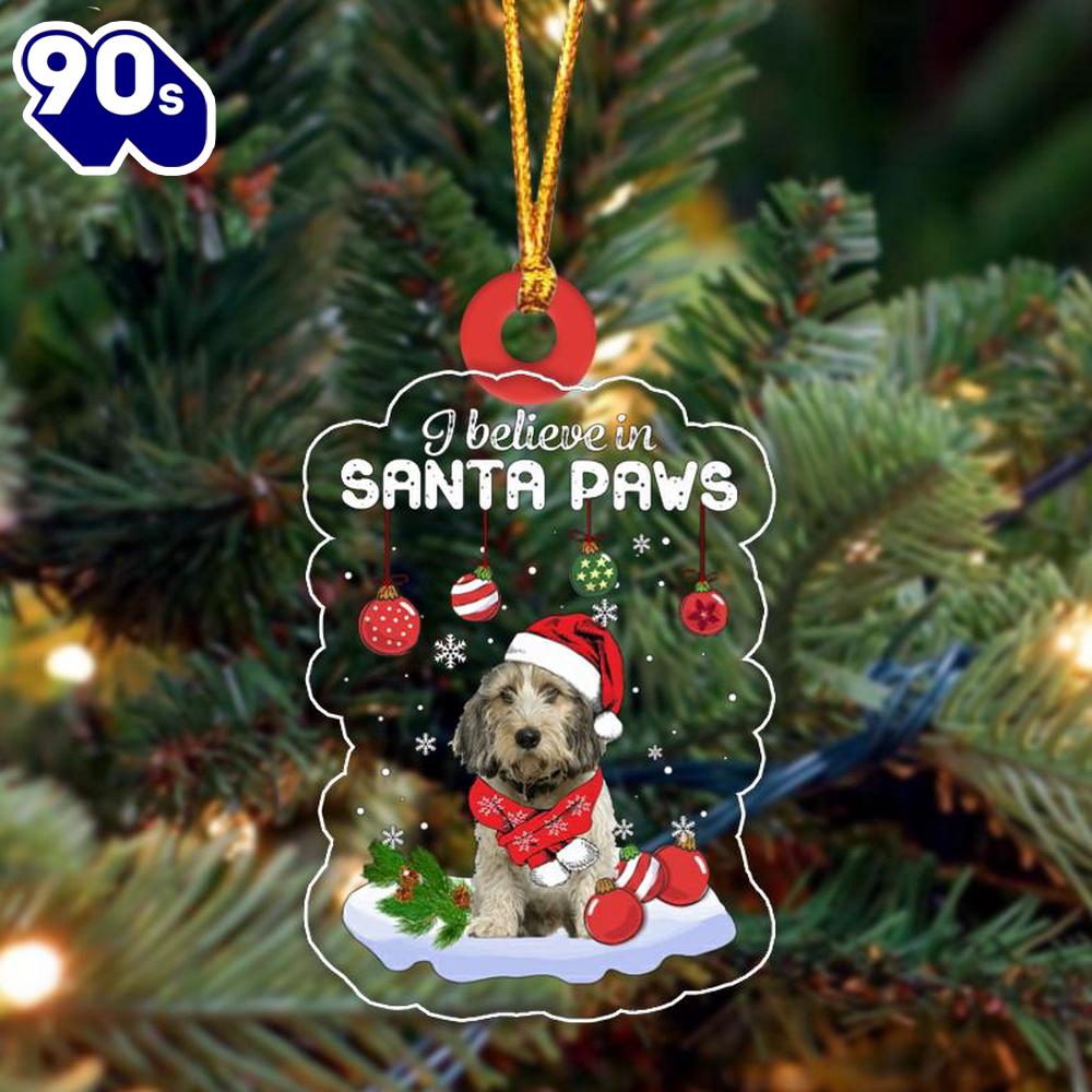 Petit Basset Griffon Vendeen Christmas Ornament, Gift For Christmas Petit Basset Griffon Vendeen Christmas Ornament, Gift For Christmas