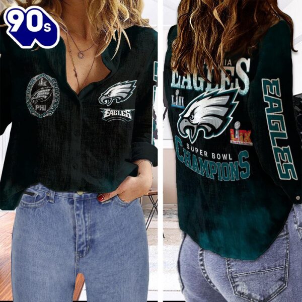 Philadelphia Eagles 3D Linen Shirt For Fans Music