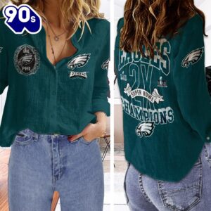 Philadelphia Eagles 3D Linen Shirt…