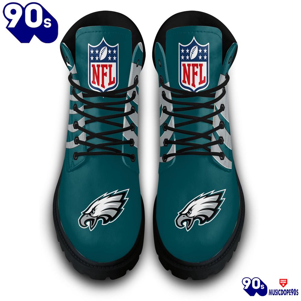 Philadelphia Eagles Custom Boots Shoes Idea Gift For Fan Philadelphia Eagles Custom Boots Shoes Idea Gift For Fan