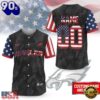 Philadelphia Eagles NFL American Pride Custom Baseball Jersey Shirt , Trending NFL Jersey