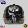 Philadelphia Eagles NFL Halloween Military Skull Camo Classic Cap, Football Classic Cap