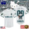 Philadelphia Eagles NFL Kitty Game Day Custom Baseball Jersey Shirt , Trending NFL Jersey