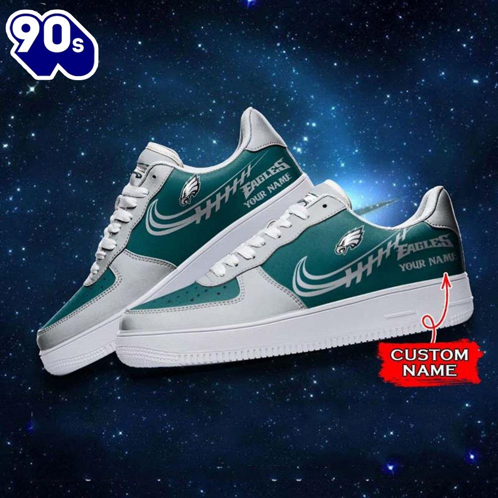 Philadelphia Eagles NFL Personalized Air Force Sneaker Philadelphia Eagles NFL Personalized Air Force Sneaker