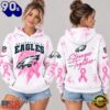 Philadelphia Eagles NFL Pink Ribbon Stronger Together Breast Cancer Awareness Hoodie, NFL Trending Shirt