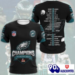 Philadelphia Eagles Super Bowl LIX Champions Normal Hoodie 6 Philadelphia Eagles Super Bowl LIX Champions Normal Hoodie