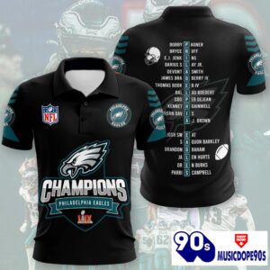 Philadelphia Eagles Super Bowl LIX Champions Normal Hoodie 5 Philadelphia Eagles Super Bowl LIX Champions Normal Hoodie