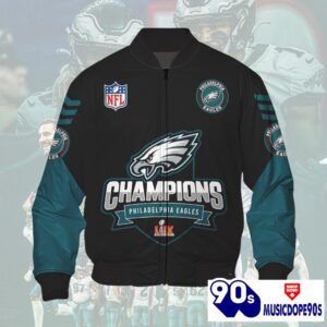 Philadelphia Eagles Super Bowl LIX Champions Normal Hoodie 4 Philadelphia Eagles Super Bowl LIX Champions Normal Hoodie