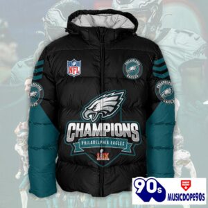 Philadelphia Eagles Super Bowl LIX Champions Normal Hoodie 7 Philadelphia Eagles Super Bowl LIX Champions Normal Hoodie